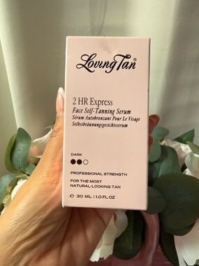 Loving Tan 2 HR Express Face Self-Tanning Serum - Dark